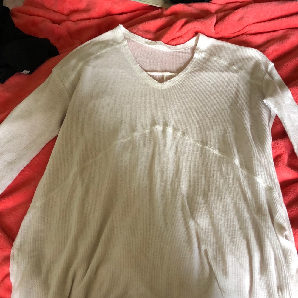 Waffle knit tunic
